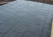 Béton imprimés, imitation ardoise