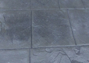 Béton imprimés, imitation ardoise